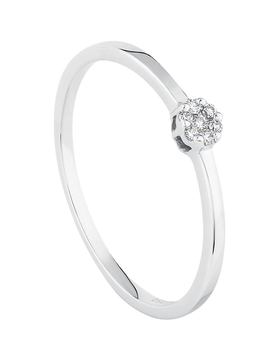 Anillo Diamonds 18 k de oro blanco diamante brillante 5