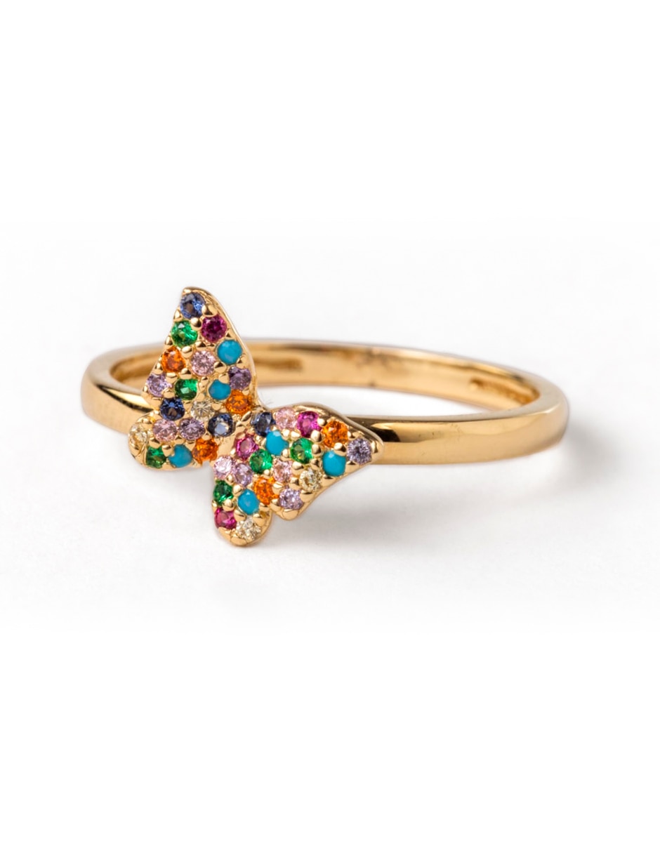 Anillo de compromiso de oro 14 k