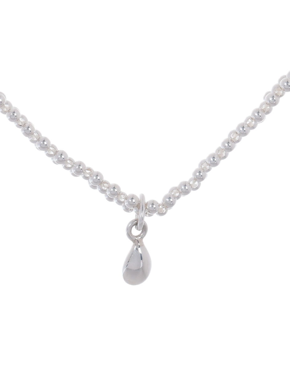 Gargantilla de gota de plata P 925