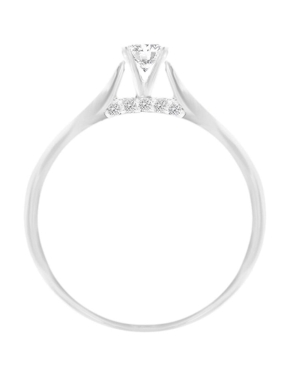 Solitario de oro 14 k Madison diamante 2