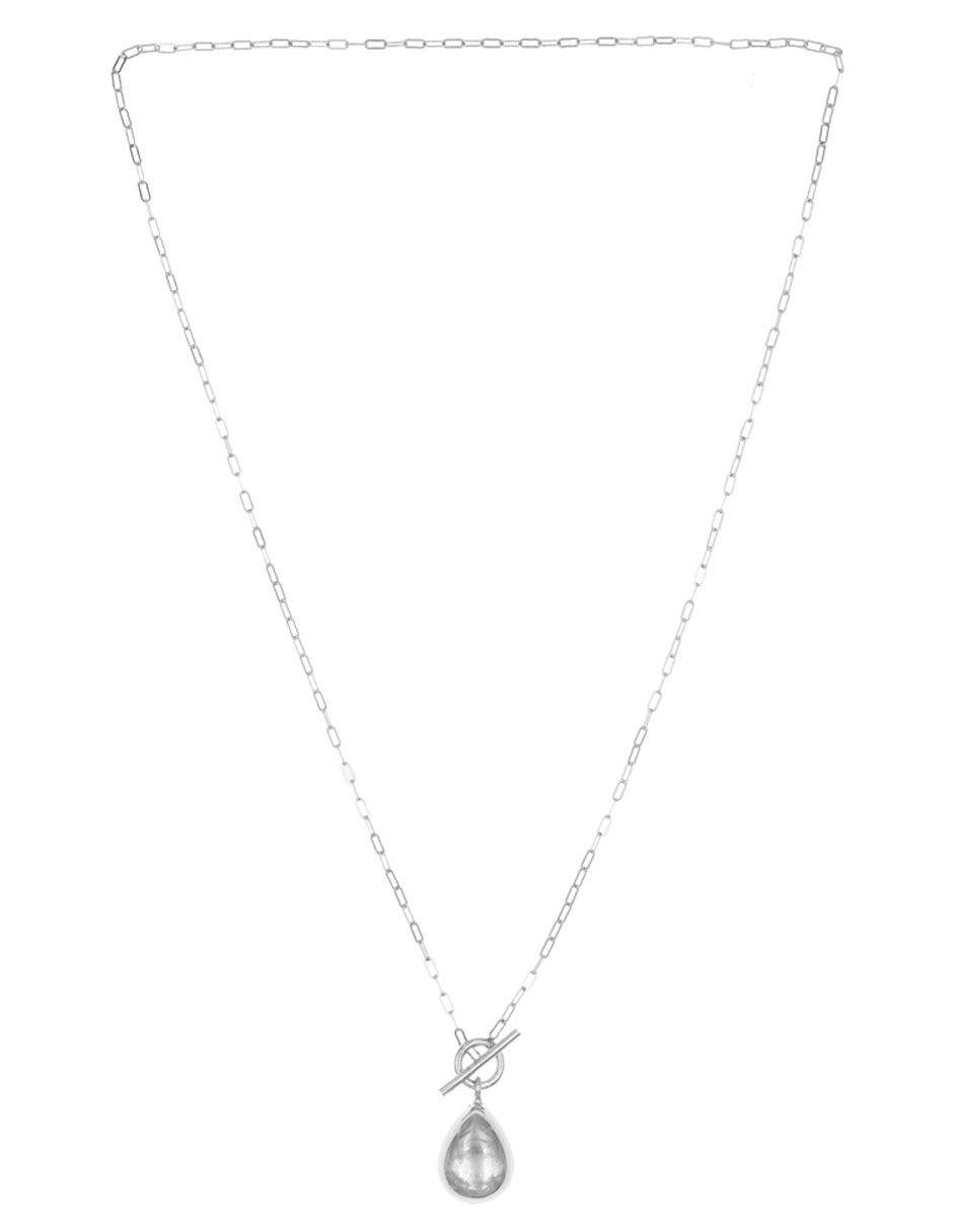 Collar de gota de plata P 925 2