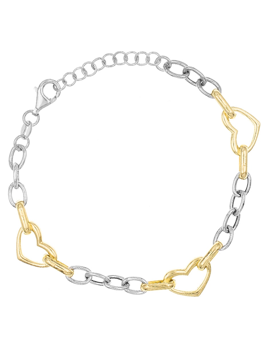 Pulsera de plata P 925 con acabado brillante