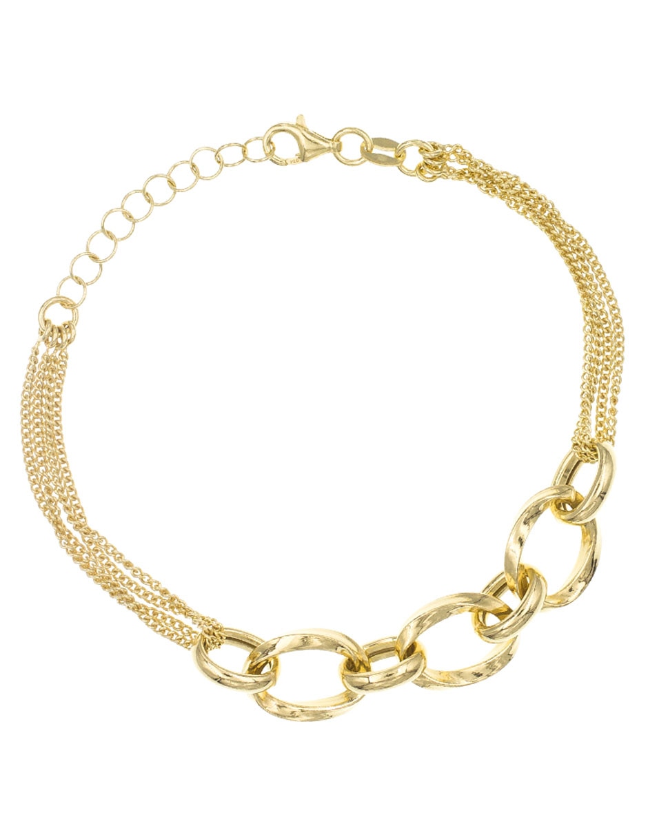 Pulsera de plata P 925 con acabado brillante