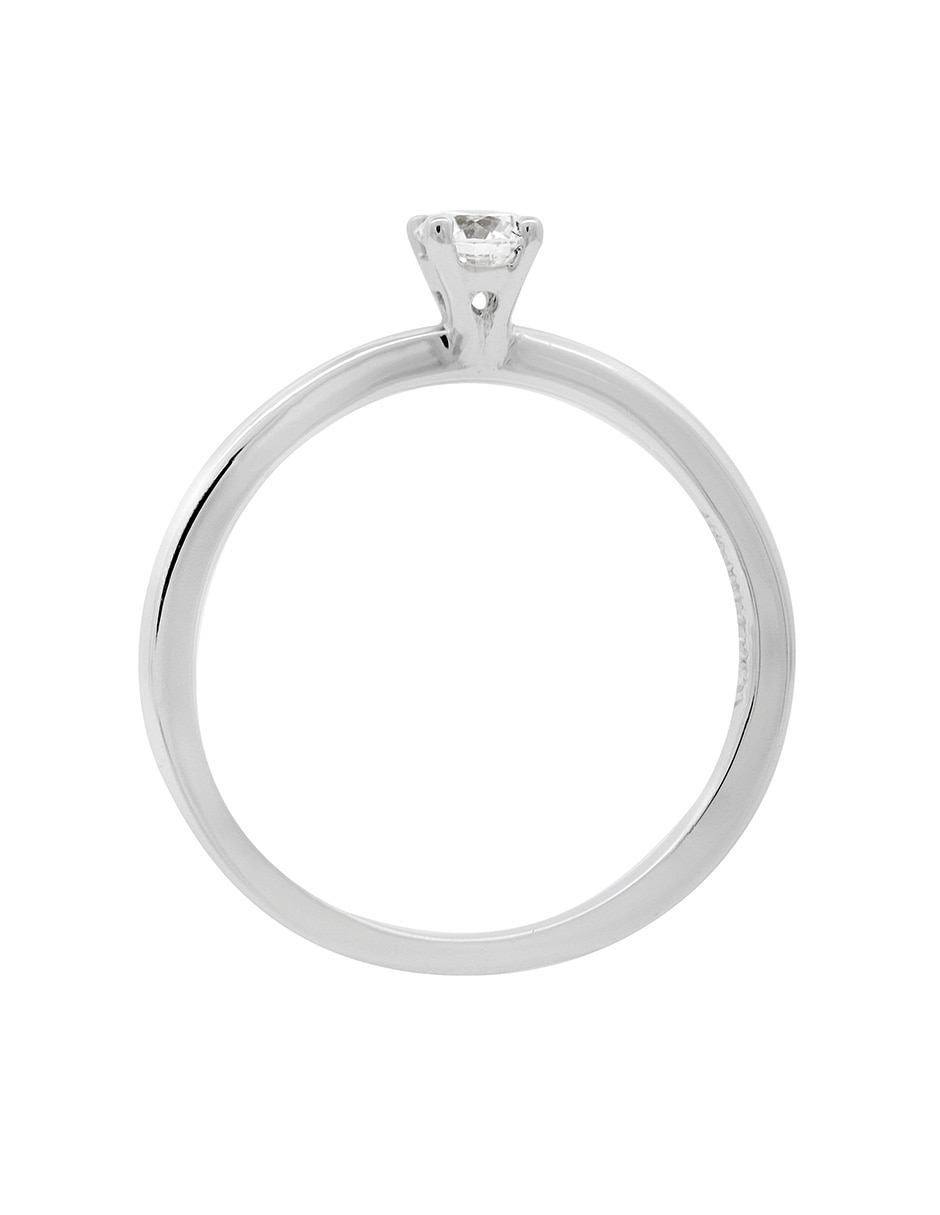 Solitario de oro 14 k diamante 2