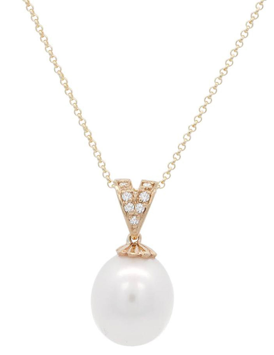 Dije ovalada de oro 14 K