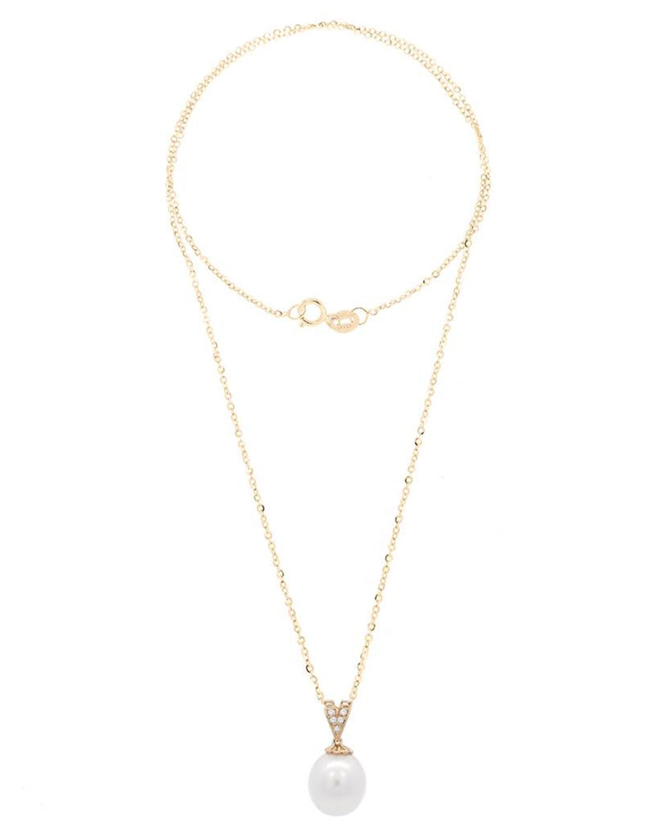 Dije ovalada de oro 14 K 2
