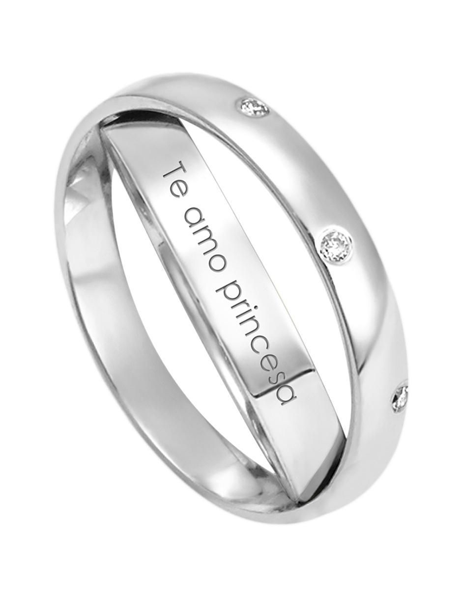 Argolla de oro 14 k Sem diamante 2