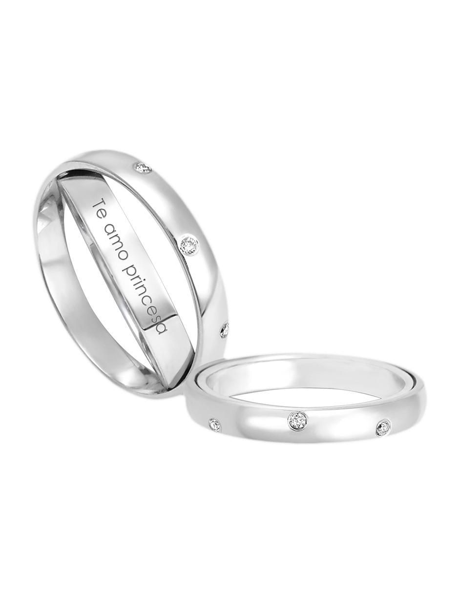 Argolla de oro 14 k Sem diamante 3