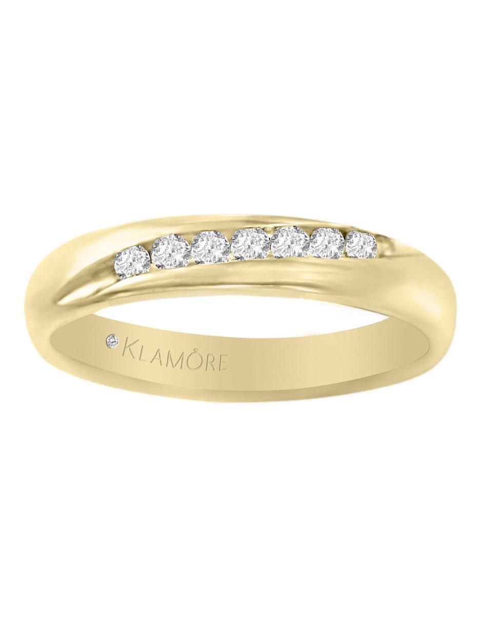 Argolla de oro 14 k Inna diamante