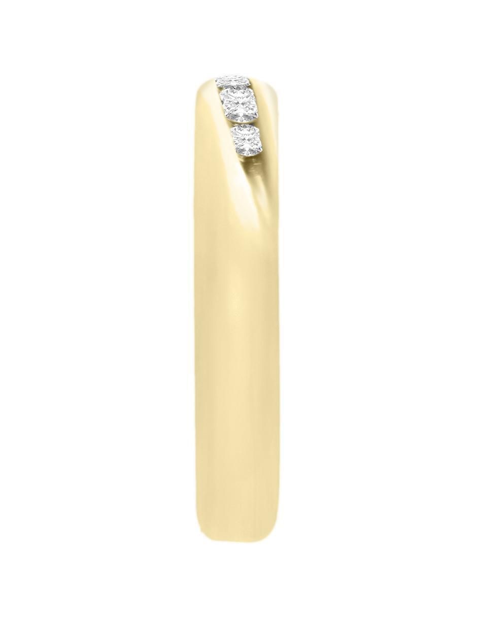 Argolla "de" oro 14 k klamore diamante