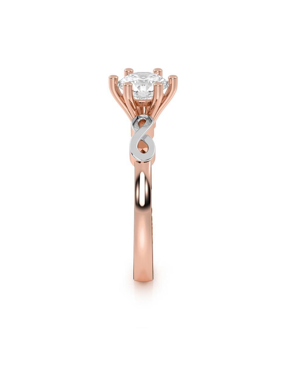 Anillo de compromiso de oro 10 k 2