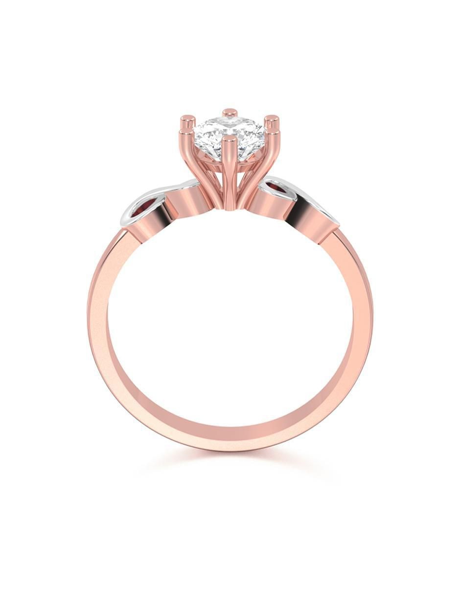 Anillo de compromiso de oro 10 k 3