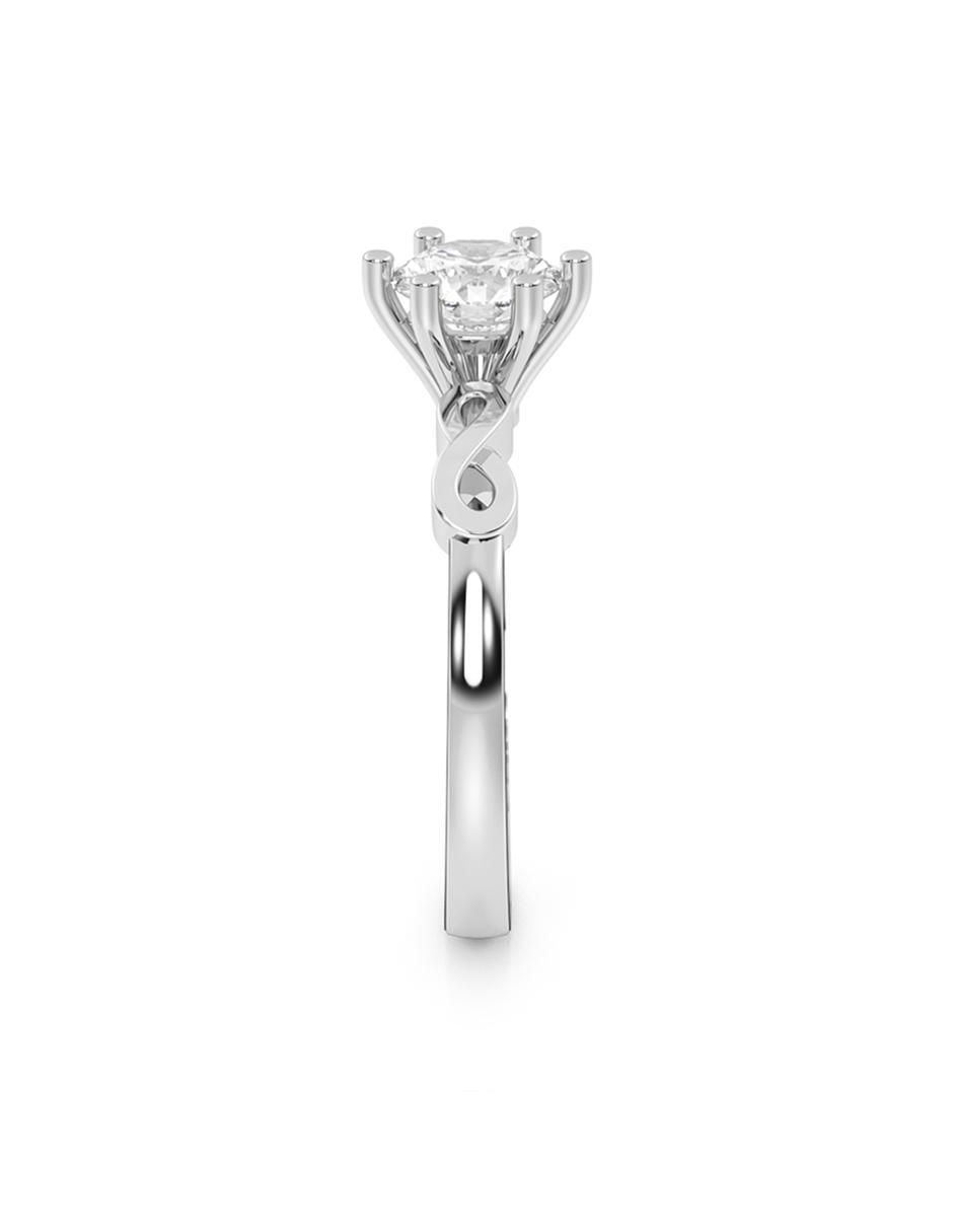 Anillo de compromiso de oro 14 k 2