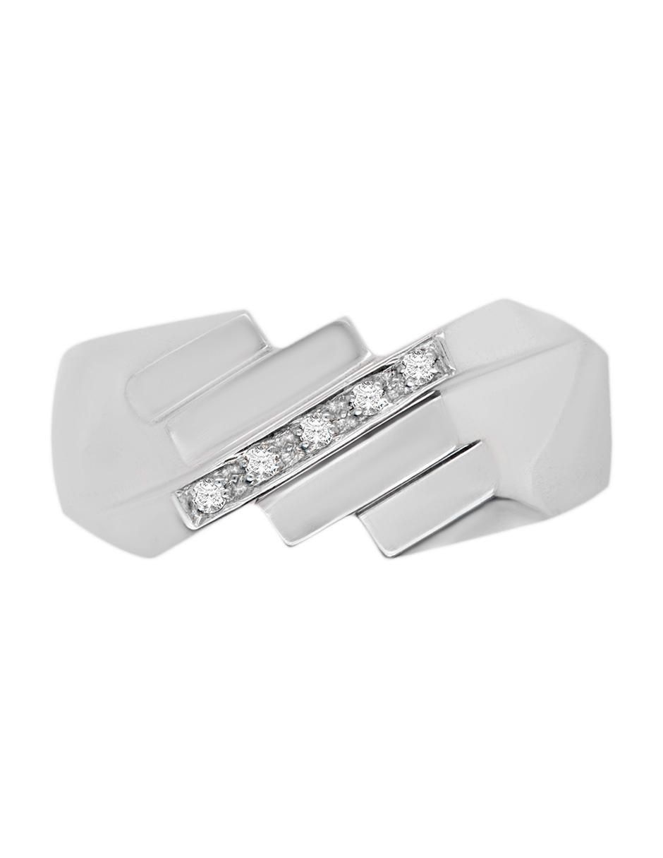 Anillo Mateo 14 k de oro diamante brillante Anillo Mateo 14 k de oro diamante brillante