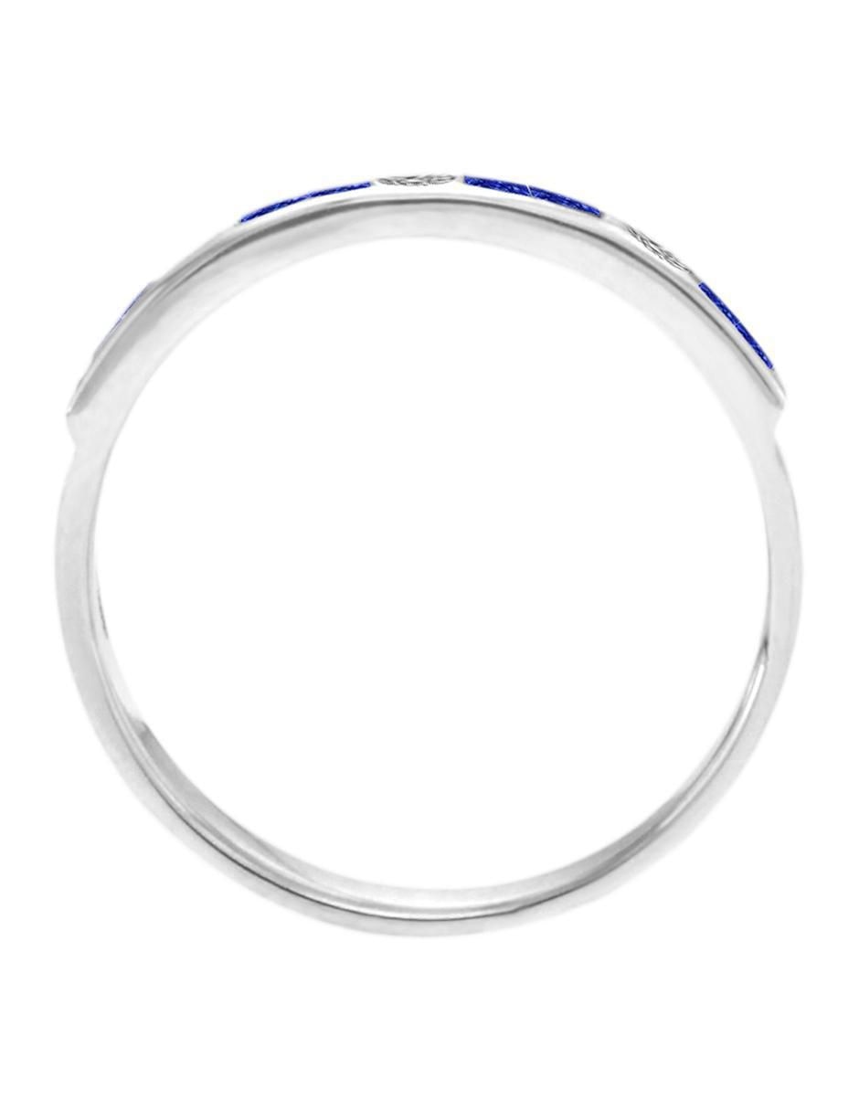 Churumbela de oro 14 k Mare zafiro y diamante 2