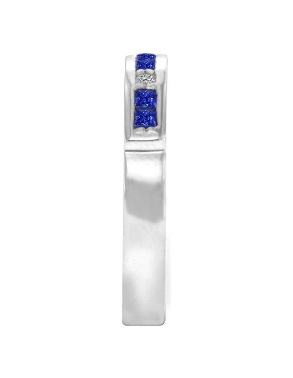 Churumbela de oro 14 k Mare zafiro y diamante 4