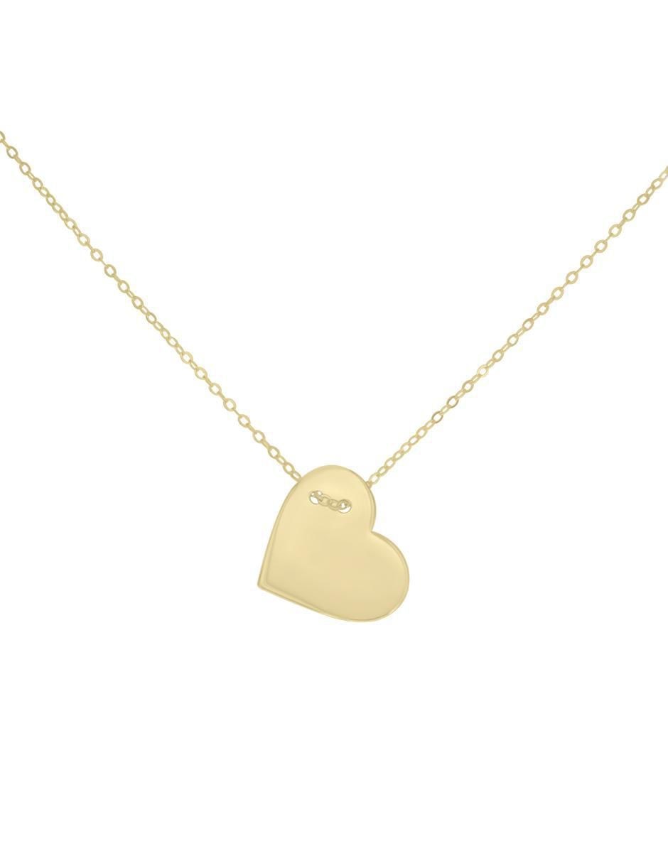 Colgante Y Dije de corazón herz de oro amarillo 14 K