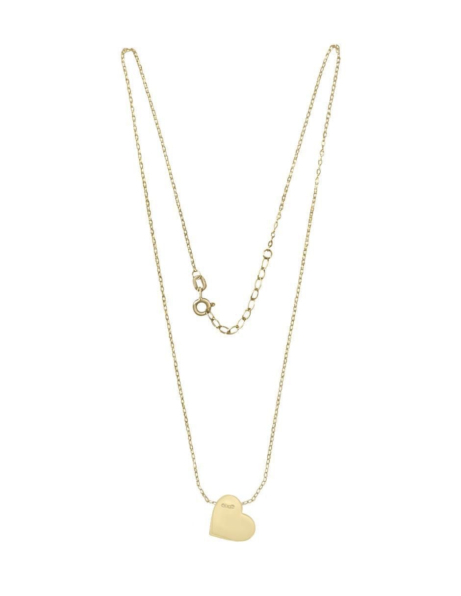 Colgante Y Dije de corazón herz de oro amarillo 14 K 2
