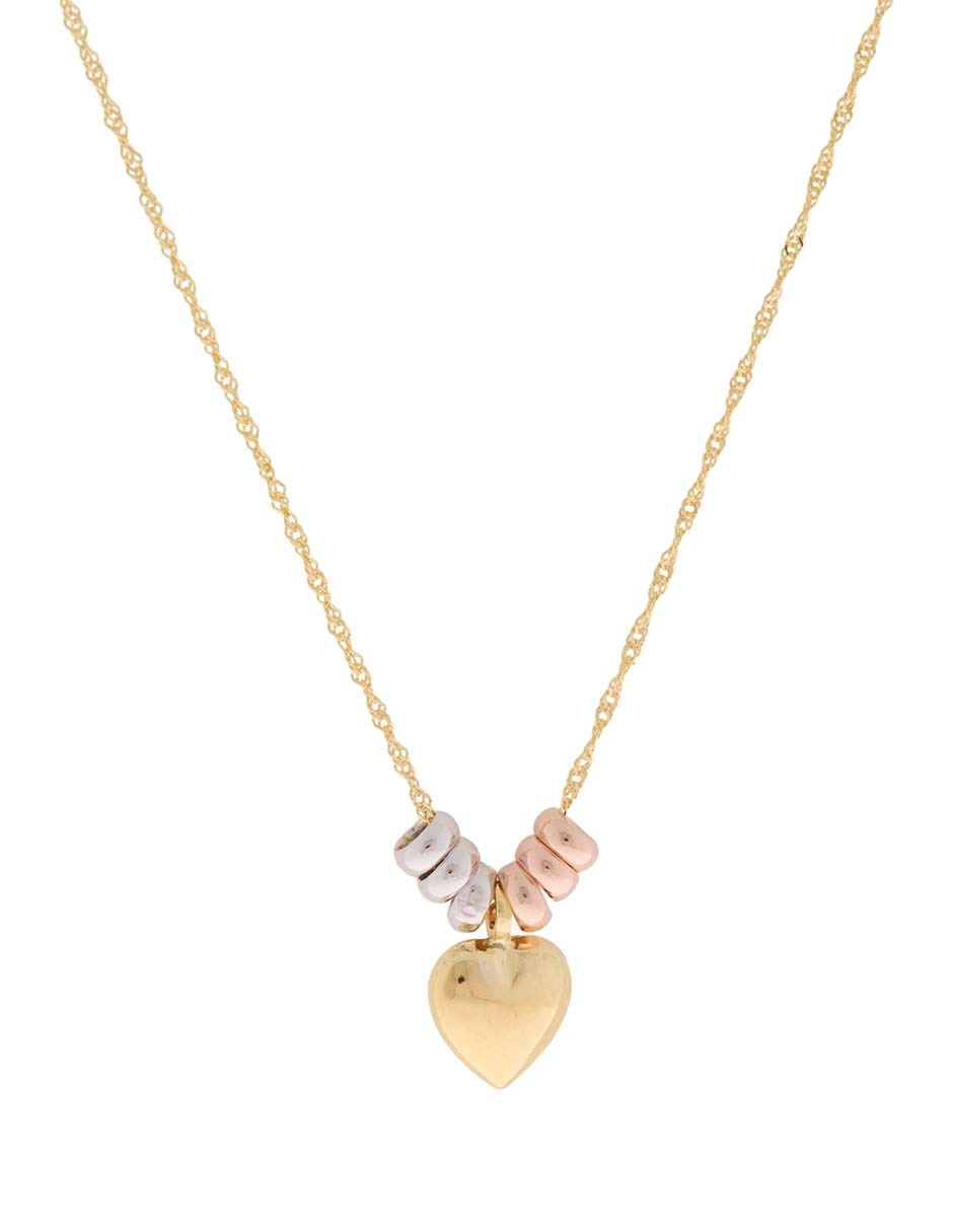 Collar con dije ra's al ghul de oro 14 K