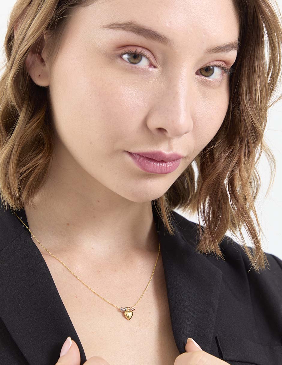 Collar con dije ra's al ghul de oro 14 K 3