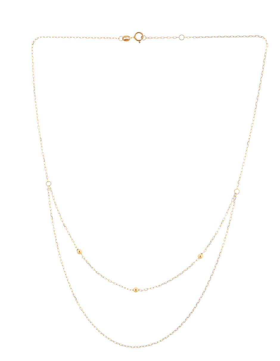Collar Necklace de oro 14 K 2