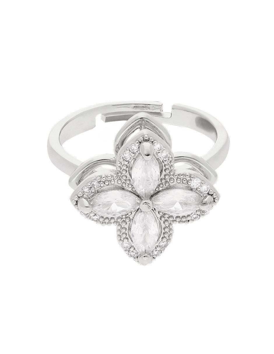 Anillo de compromiso "de" acero inoxidable sin kilataje clepsidra zirconia