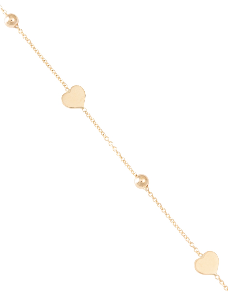 Pulsera de oro 14 K con acabado brillante 2