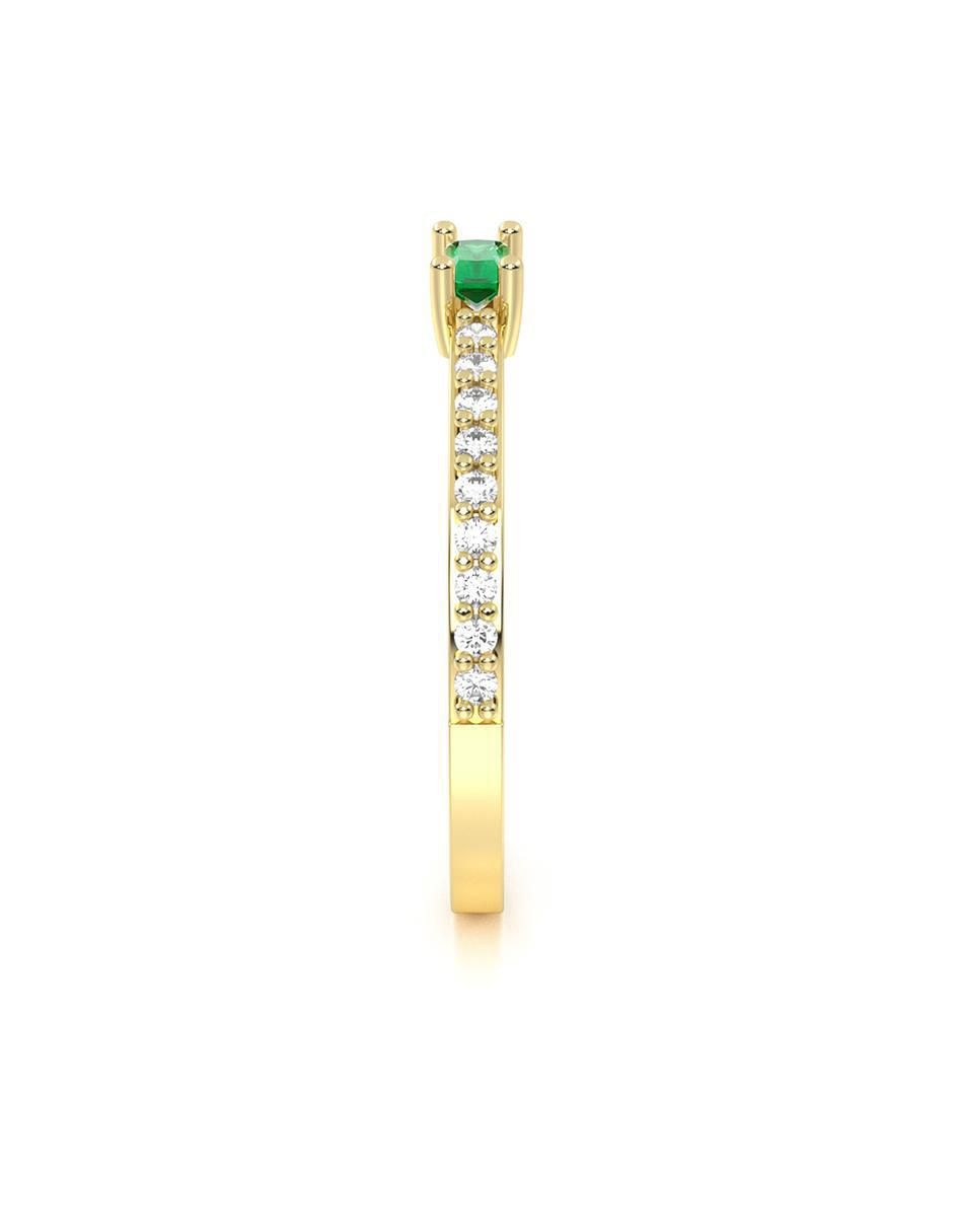 Anillo "de (si aplica)" ninguna abba joyas sin familia o colección no aplica 14 k "de" oro zirconia brillante