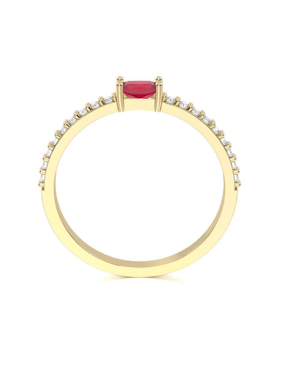 Anillo "de (si aplica)" ninguna abba joyas sin familia sin temática 10 k "de" oro zirconia