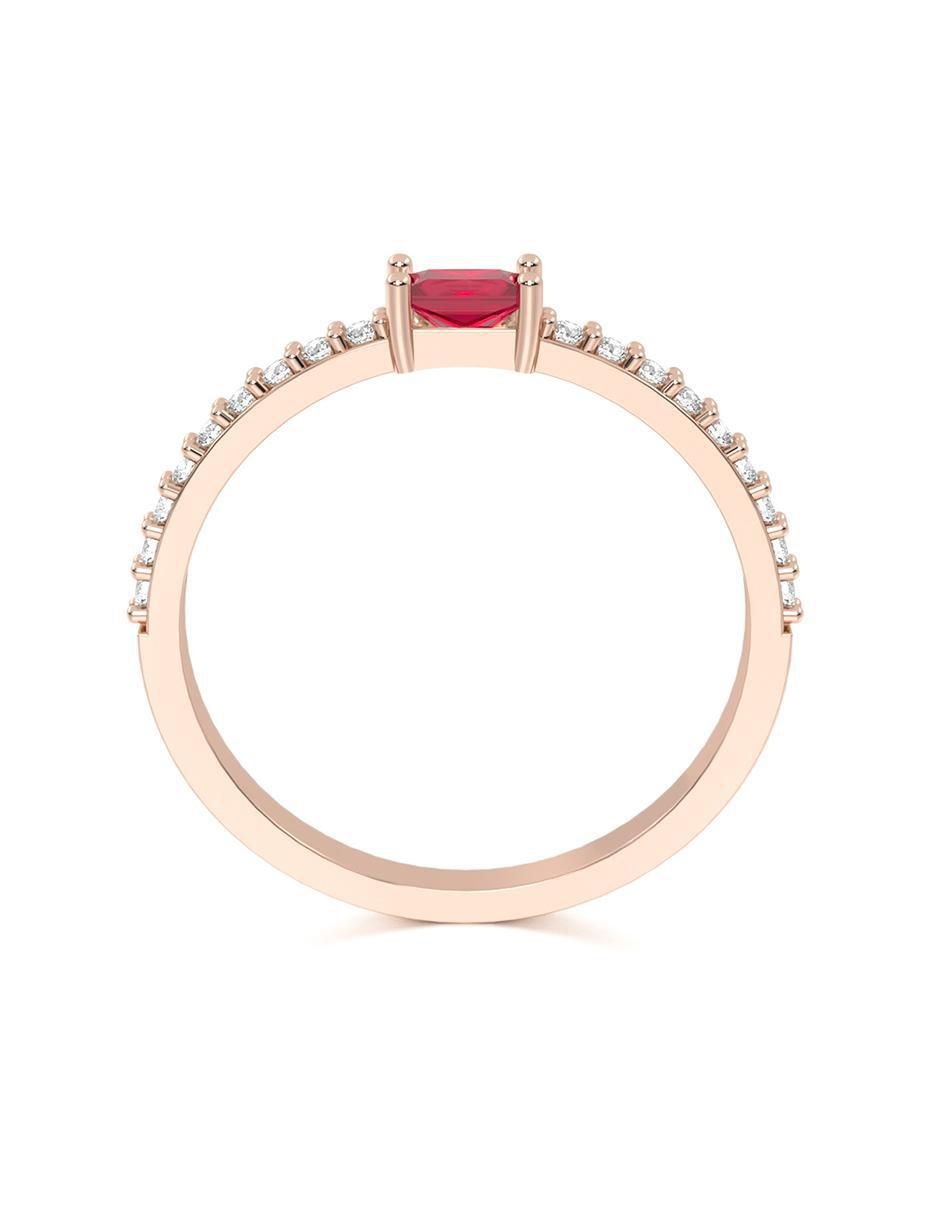 Anillo de compromiso de oro 10 k 2