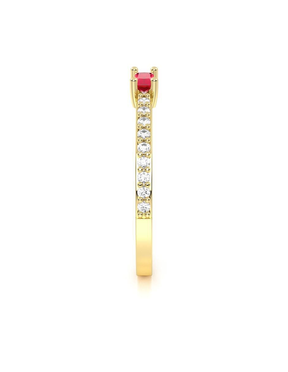 Anillo "de (si aplica)" ninguna abba joyas sin familia sin temática 14 k "de" oro zirconia