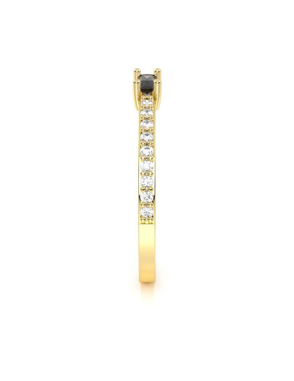 Anillo "de (si aplica)" ninguna abba joyas sin familia sin temática 14 k "de" oro zirconia