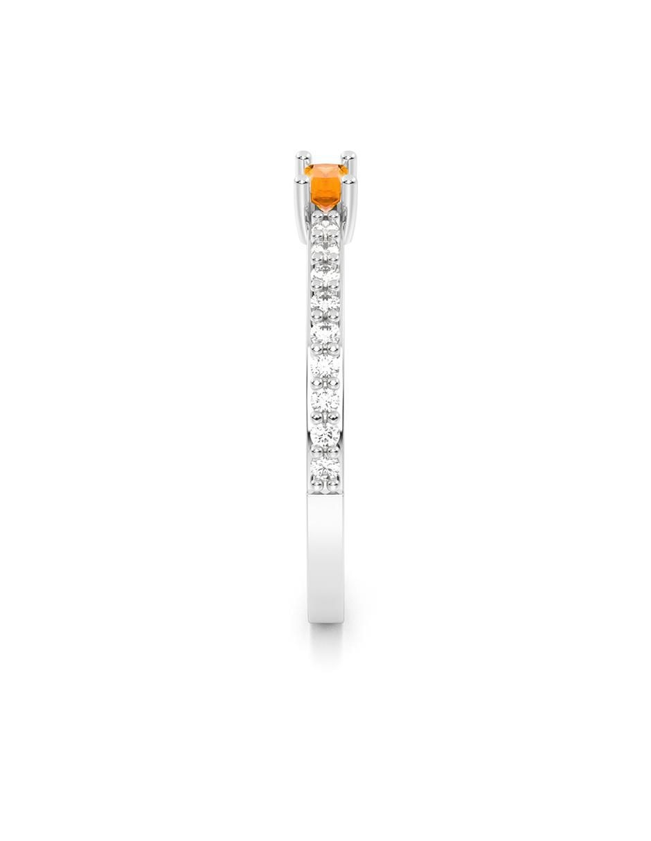 Anillo de compromiso de oro 10 k 3