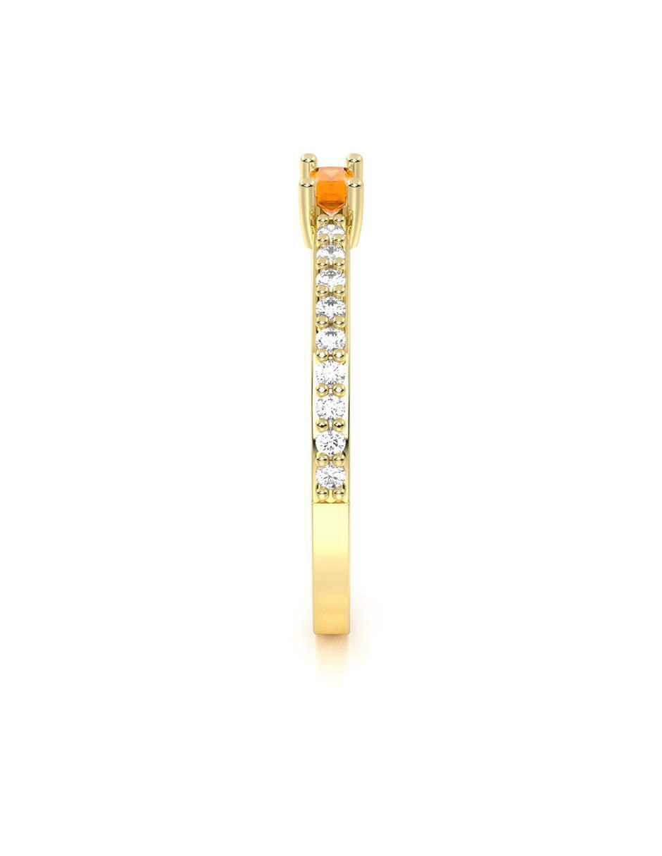 Anillo "de (si aplica)" ninguna abba joyas sin familia sin temática 10 k "de" oro zirconia
