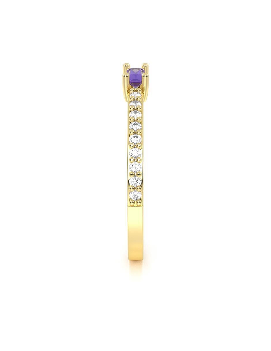 Anillo "de (si aplica)" ninguna abba joyas sin familia sin temática 10 k "de" oro zirconia