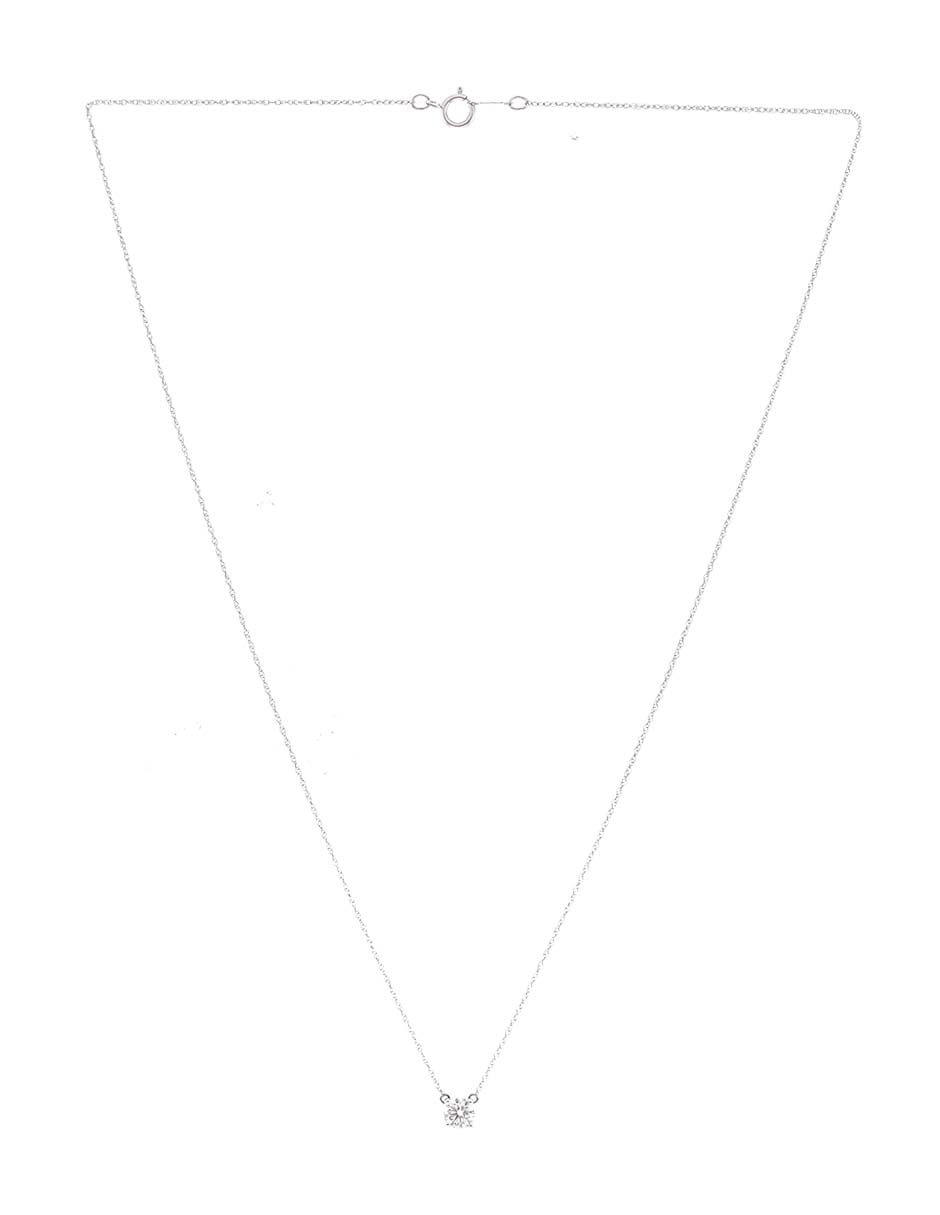 Collar de oro blanco 14 K 2