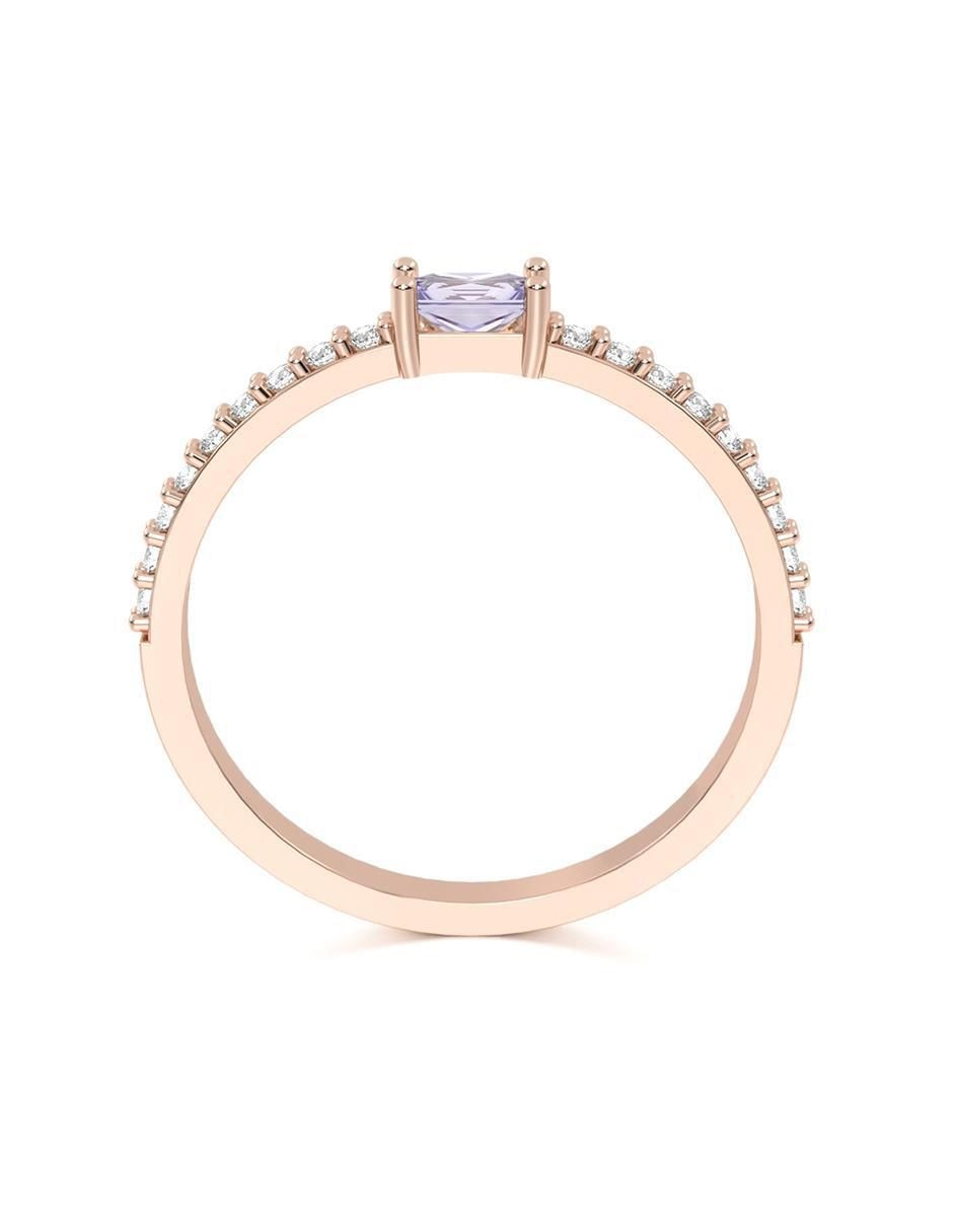 Anillo de compromiso de oro 10 k 2