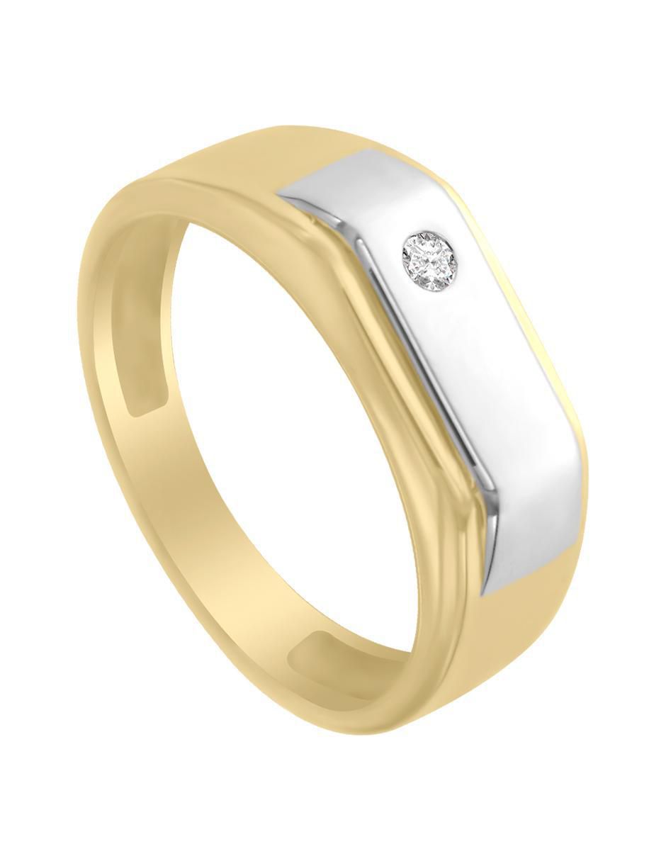 Anillo "de (si aplica)" redondo fianelli joaquin sin temática 14 k "de" oro diamante