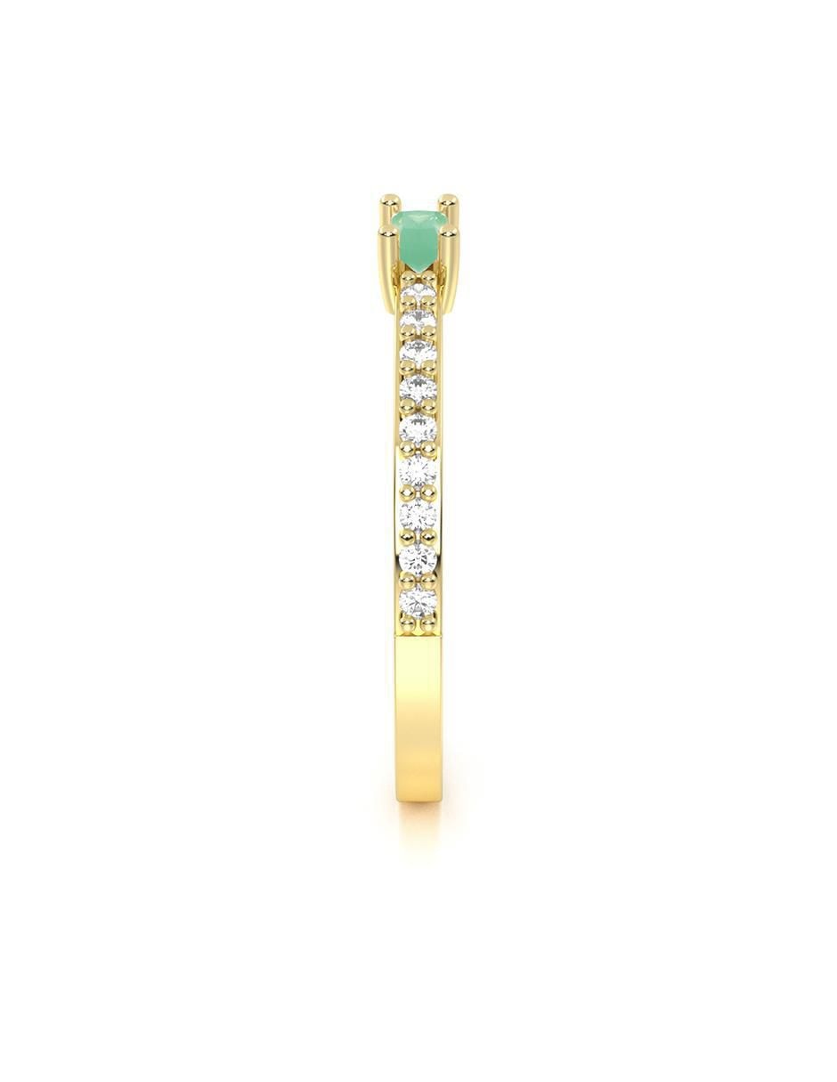 Anillo "de (si aplica)" ninguna abba joyas sin familia sin temática 10 k "de" oro zirconia