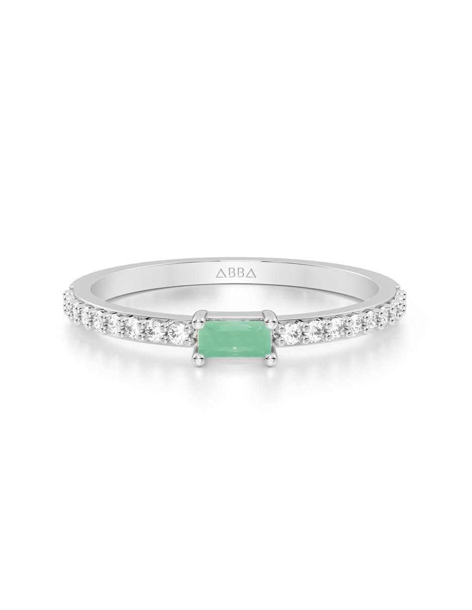 Anillo de compromiso de oro 14 k