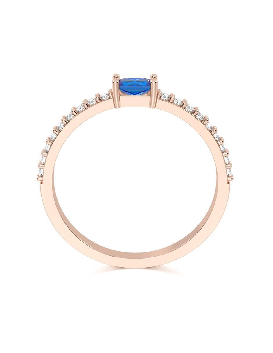 Anillo de compromiso de oro 10 k 2