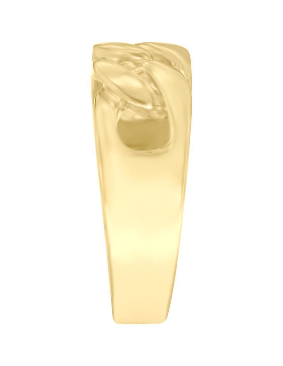 Anillo Joe 14 k de oro brillante 3