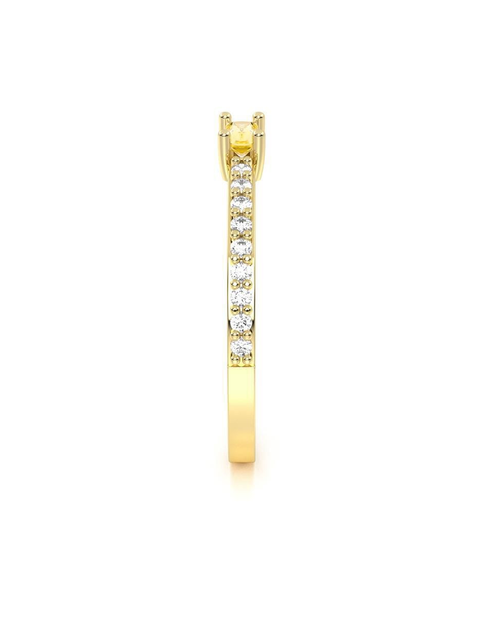 Anillo "de (si aplica)" ninguna abba joyas sin familia sin temática 14 k "de" oro zirconia