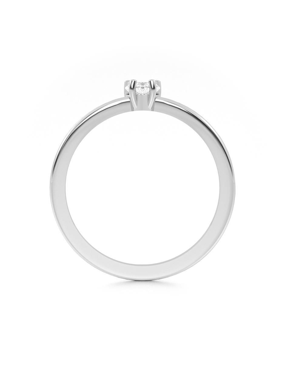 Anillo de compromiso de oro 14 k 2