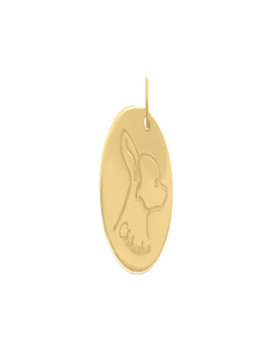 Dije de perro de oro amarillo 14 K 2