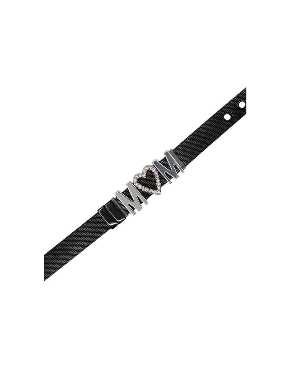 Pulsera clepsidra "de" acero inoxidable sin kilataje ninguno "con acabado" lustre