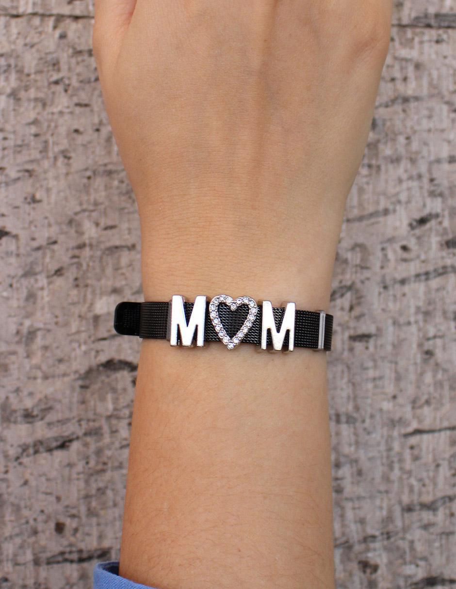 Pulsera clepsidra "de" acero inoxidable sin kilataje ninguno "con acabado" lustre