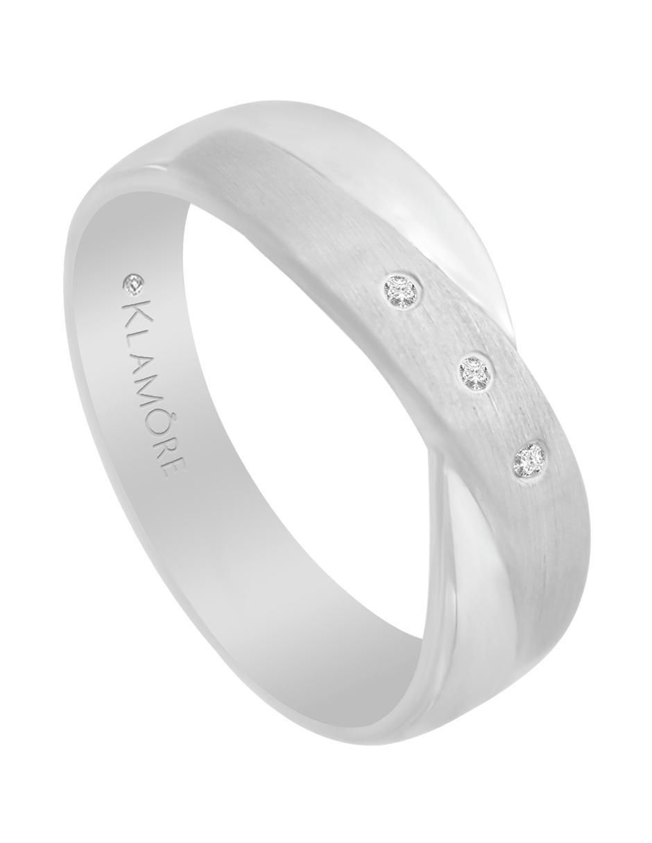 Argolla de oro 14 k Kiev diamante 3