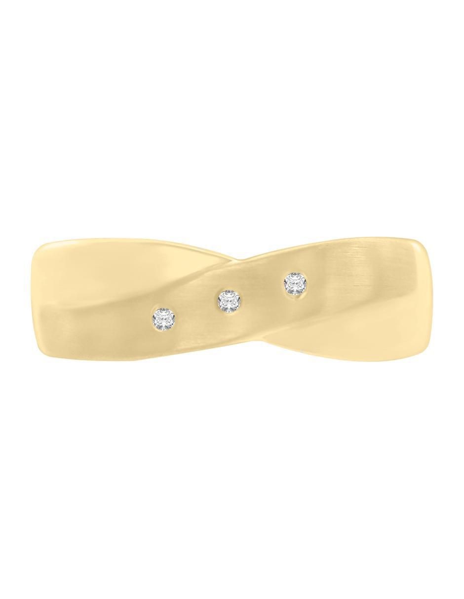 Argolla de oro 14 k Kiev diamante