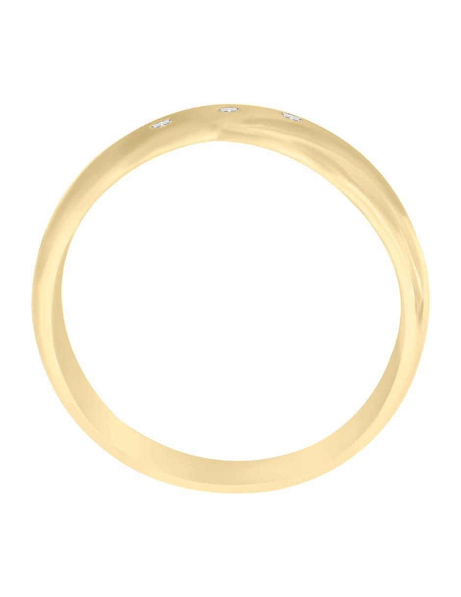 Argolla "de" oro 14 k klamore diamante